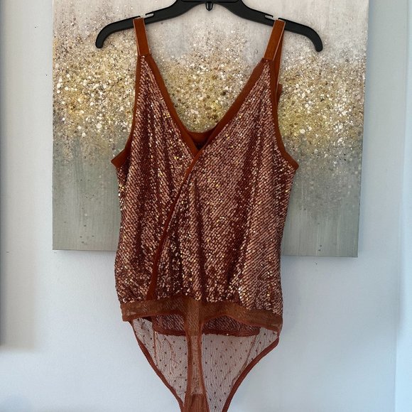 Free People Shimmer & Shine Bodysuit (NWT) - Picture 9 of 16